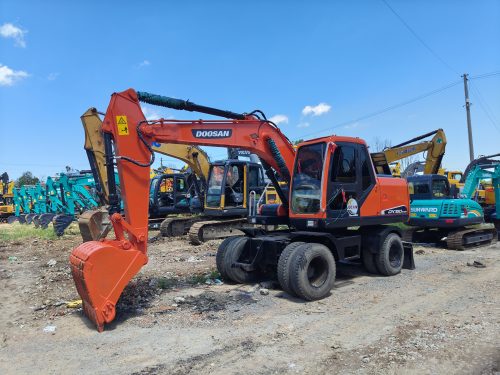 Used Doosan DX150W-9C Wheel Excavator