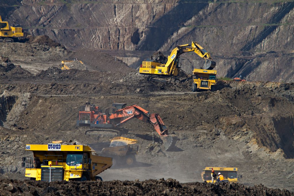 Second hand machinery in construction