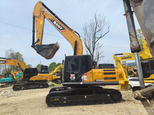 Used Sany SY245H Crawler Excavator